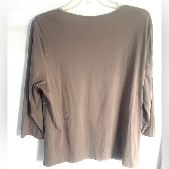 Chico's Sequin Shine Timeless Top - NWT - Picture 2 of 10